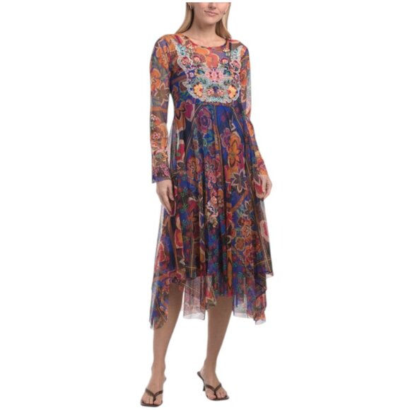 JOHN VARVATOS STAR Dresses & Skirts - JOHN VARVATOS STAR Mazzy Handkerchief Dress